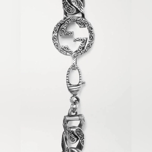 NWT Men’s Gucci Interlocking G Chain Bracelet 8.5” - Picture 12 of 17